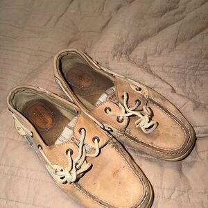 Sperry Light Brown Boat Shoes
